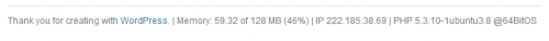 Server IP & Memory Usage Display (normalidad)