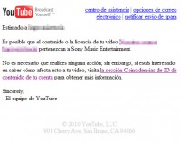 YouTube y los derechos de autor de canciones incluidas en vídeos