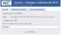 W3C Unicorn: Validador Unificado