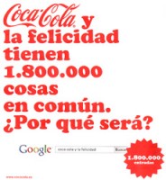 Coca-Cola y la felicidad en Google