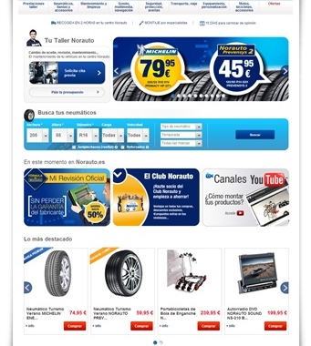 Norauto lanza su nueva tienda online