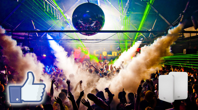 Facebook Wifi en Discotecas y Salas de fiesta